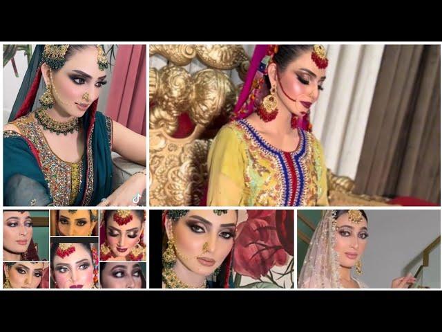 Bridal jewellery!!Bridal Dress!! Bridal makeup!! 4 function Dress Designing ideas