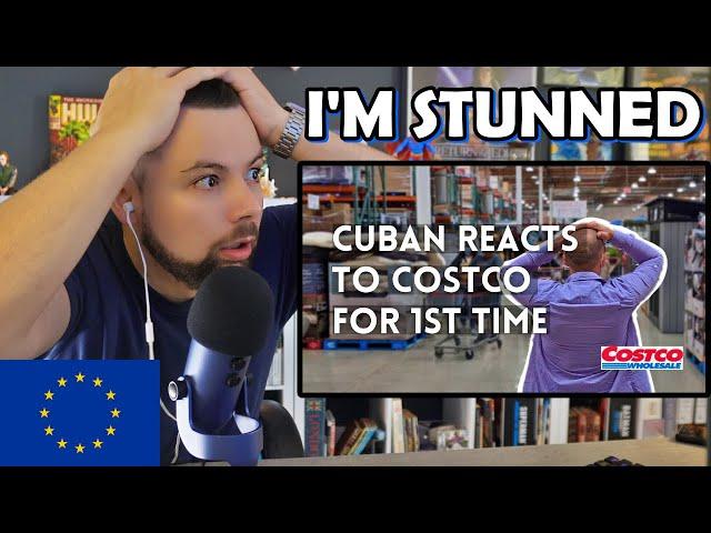 European Reacts to Cuban Visits Costco for the First Time (EMOTIONAL)