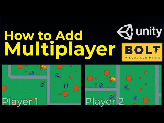 Unity-Bolt:  How to Add Multiplayer to your Game - using Photon Unity Networking (Visual Scripting)