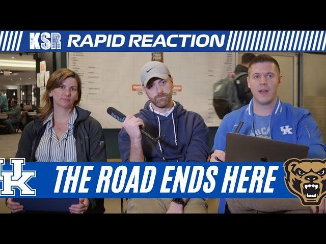 Kentucky basketball loses IN THE FIRST ROUND to Oakland and everyone is sad | Rapid Reactions