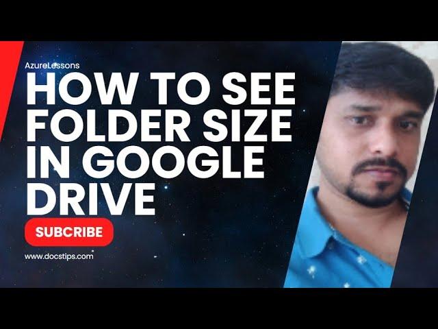 How to see folder/file size in Google Drive