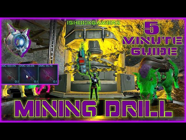 Ark Mining Drill Guide | Blueprint Farming | 5 Min Tutorial