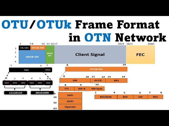 OTN Overhead || OTN Basic || Frame structure || OPU/ODU/OTU  #OTN | DWDM || Fiber