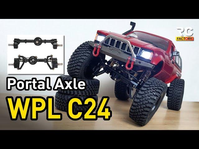 RCROVA WPL C24 [2Speed Gear] Portal Axle build