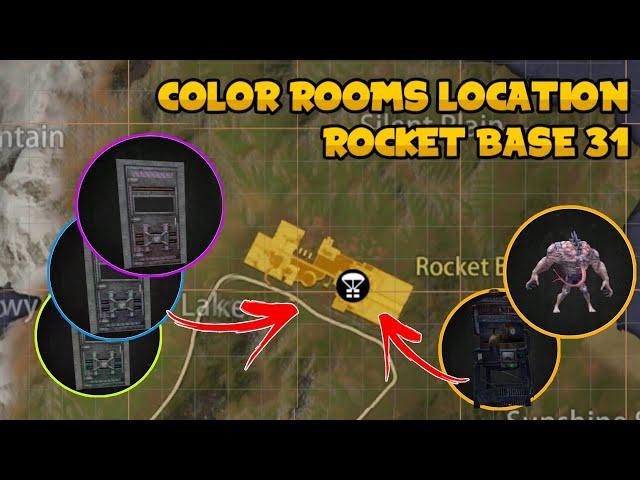 Rocket Base 31 COLOR ROOMS GUIDE - LAST ISLAND OF SURVIVAL