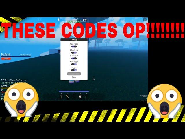 GPO CODES All working CODES THESE CODS ARE OP!!!!!!!!!