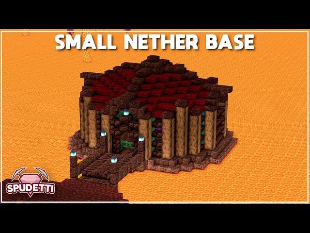 Minecraft: How to Build a Small Nether Base [Tutorial] 2021