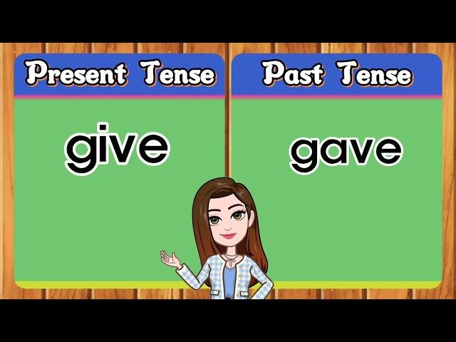 MOST COMMON IRREGULAR VERBS | Past Tense and Present Tense | Part 10