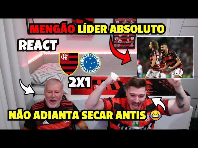 REACT - FLAMENGO 2 X 1 CRUZEIRO - MENGÃO LÍDER ABSOLUTO | MELHORES MOMENTOS | BRASILEIRÃO 2024.