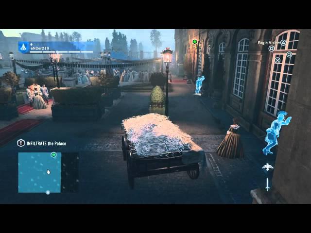 AC Unity - Guy relieves himself on wall