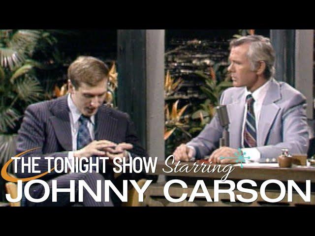 Bobby Fischer solves a 15 puzzle in 17 seconds | Carson Tonight Show