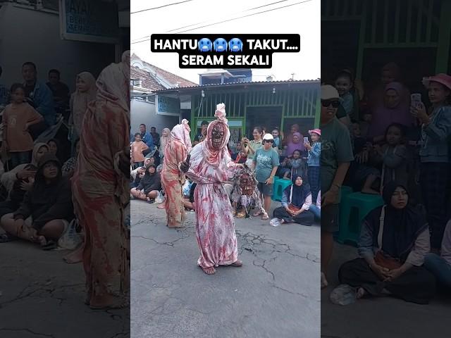 HANTU TAKUT.... SERAM SEKALI #hantu #kuntilanak #ghost #pocong  #youtubeshorts