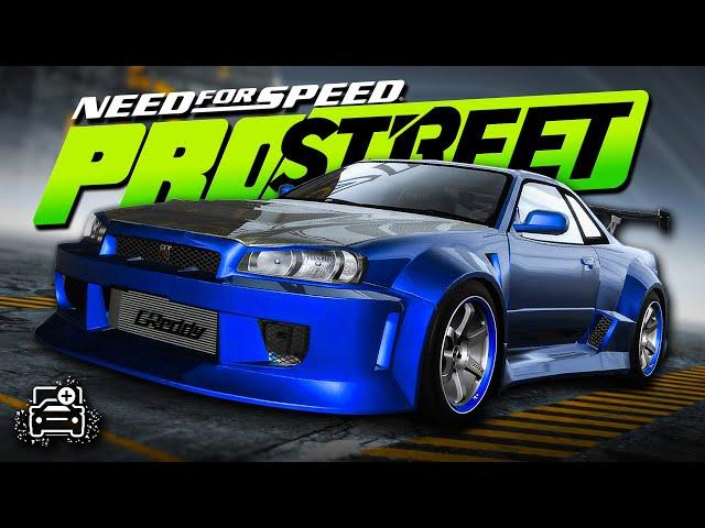 NFS ProStreet | Nissan Skyline GT-R R34 Extended Customization & Gameplay [1440p60]