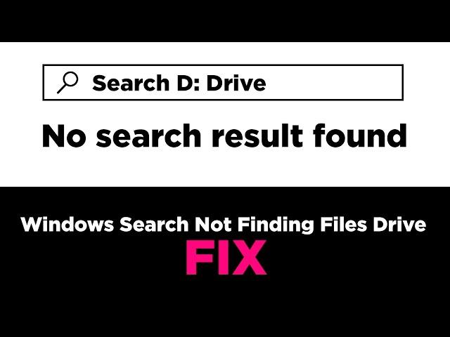 Windows Search Not Finding Files Drive FIX. s4s, skillful4successful, skillful for successful