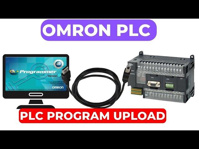 HOW TO omron plc program upload USING USB CABLE | cx programmer | plc to pc communication cable