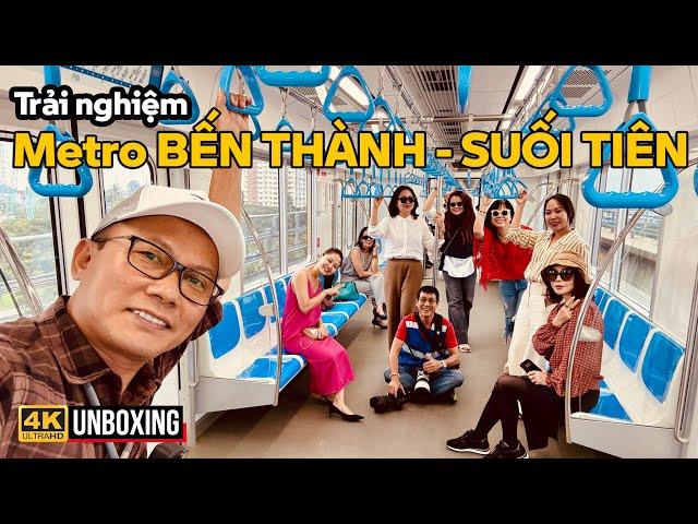 ĐI THỬ METRO BẾN THÀNH - SUỐI TIÊN: TÀU ÊM, CƠ SỞ VẬT CHẤT NHÀ GA TUYỆT ĐẸP VÀ XỊN XÒ