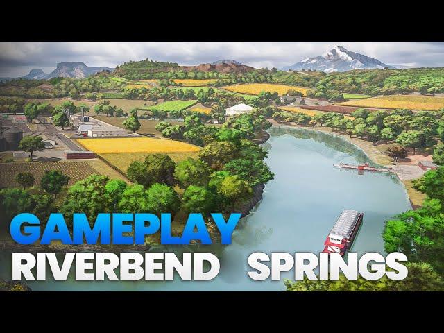 Gameplay FARMING SIMULATOR 25 [MAP US RIVERBEND SPRINGS]