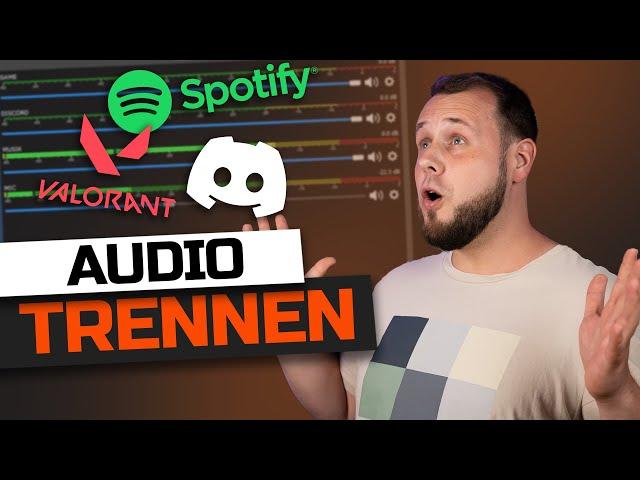 Getrennte AUDIOSPUREN für Game, Discord und Musik in OBS: Voicemeeter Tutorial für Anfänger