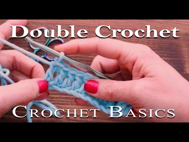 Learn Double Crochet Stitch - Slow and Easy Basics Tutorial