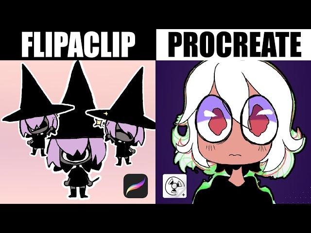 TESTING THE BEST ANIMATION APPS [Procreate V.S. FlipaClip] 2020