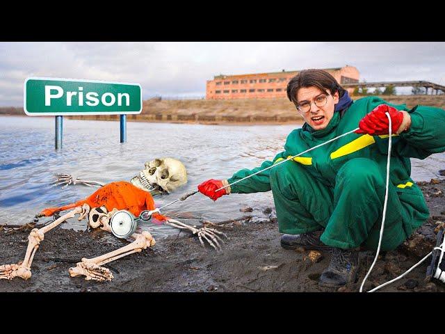 Found a DEAD Inmate Near a Prison While Magnet Fishing!