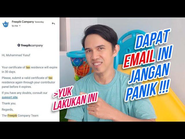 Dapat Email Tax Freepik? Jangan Panik! #freepik #freepiktax