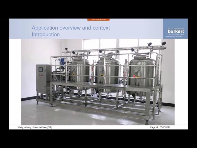 Bürkert Spotlight: CIP (Clean in Place) Application Training