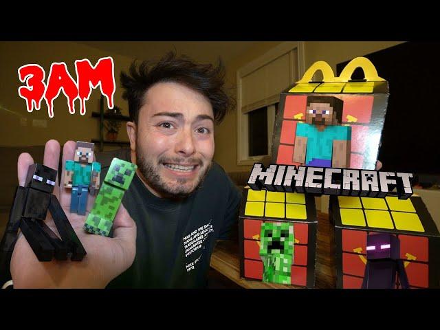 DO NOT ORDER MINECRAFT HAPPY MEAL FROM MCDONALDS AT 3 AM!! (THEY SPAWNED)