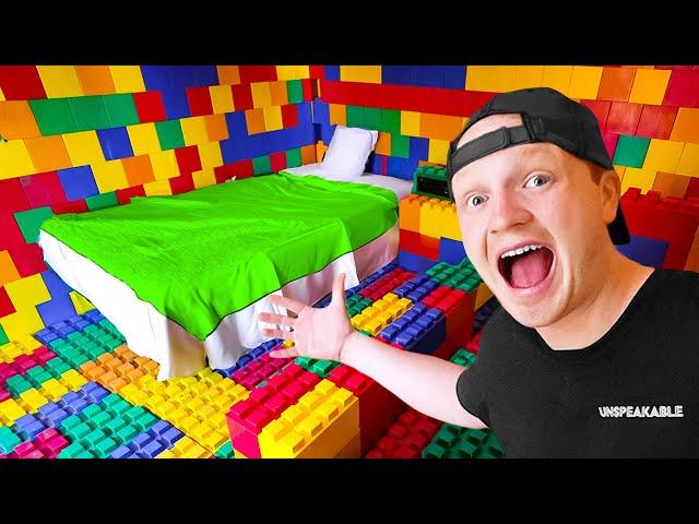 I Built a Life-Sized Lego Room!