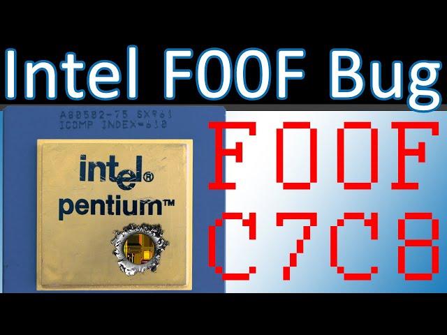 These 4 bytes will crash your retro PC: The Intel Pentium F00F bug