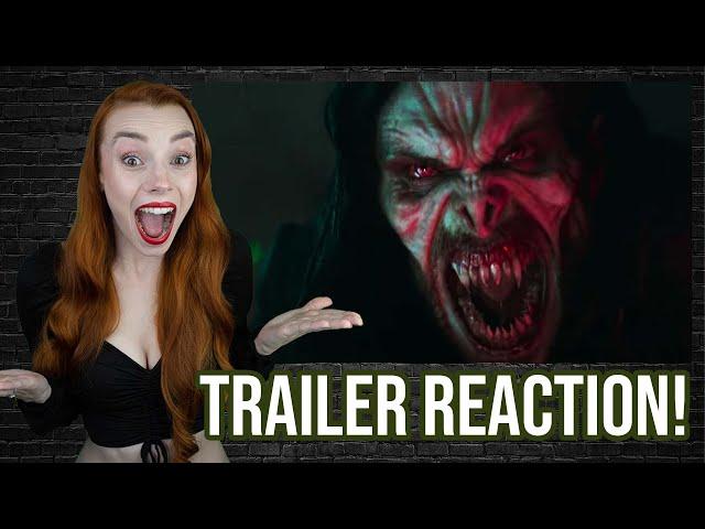 It's Actually Horror?!? | Morbius | Official Trailer Reaction!