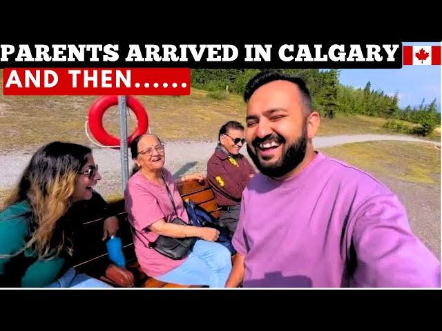 Parents finally arrived in Calgary Canada  | Magic Waterfalls NEVER seen on Youtube before