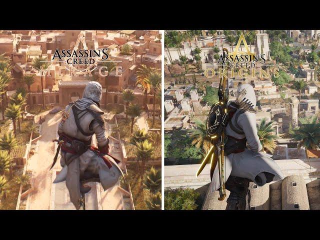 Assassin's Mirage vs Origins | In-Depth Details and Physics Comparison