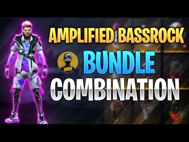 Amplified Bassrock Bundle Combination | Free Fire New 4th Anniversary Bundle Combination |