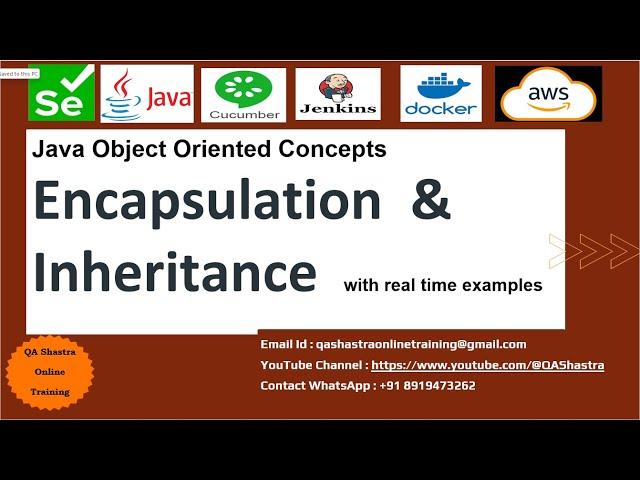 Java Encapsulation and Inheritance || Session6