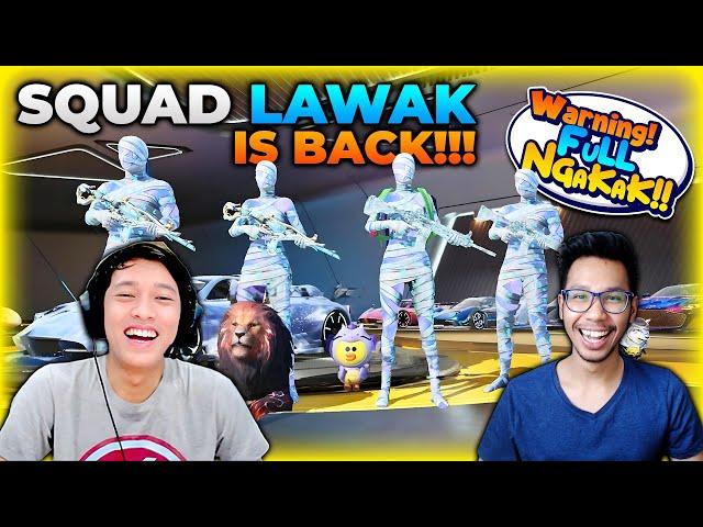 AKHIRNYA SQUAD LAWAK KEMBALI ?! LANGSUNG PADA PAMER SKIN SULTAN !! - PUBG MOBILE