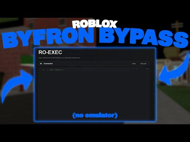 [NEW] How to ACTUALLY Bypass Byfron!  [NO EMULATOR, WEB ROBLOX!]