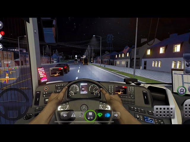 Miami - North Las vegas USA  | Bus simulator realistic mobile game