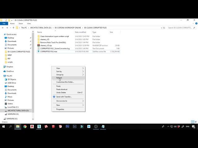 How to clean 3dsmax corrupted files Using Antisifa & Cleaner Script معالجة فايلات الماكس