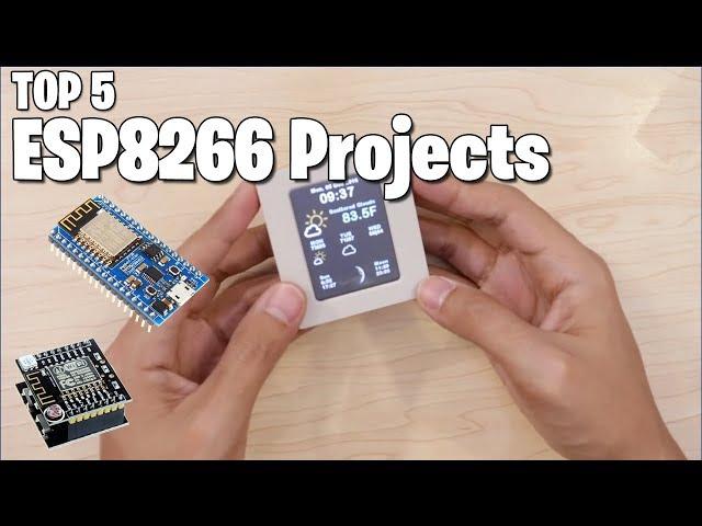 TOP 5 ESP8266 (NodeMCU) PROJECTS - Maker Tutor