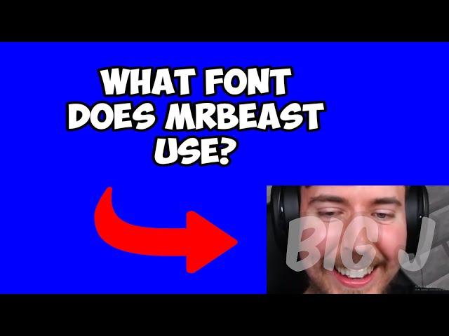 What Font Does MrBeast Uses? (MrBeast Gaming)