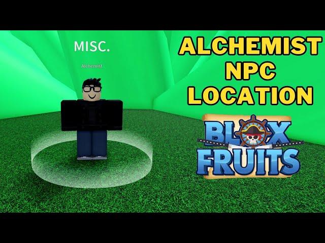 How To Talk With Alchemist NPC | Roblox Blox Fruits | Second Sea | Alchemist NPC Location