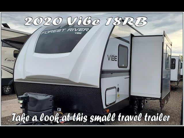 Small RV Murphy Bed 2020 Vibe 18RB Travel Trailer Forestriver RVs @ Couchs RV Nation  RV walkthrough