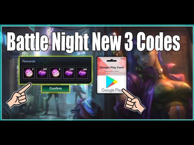 battle night codes (Working 100%) & Redeem Code Google Play redeem code game