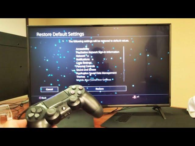 PS4 Pro: How to Restore /Factory Reset Back to Original Default Settings