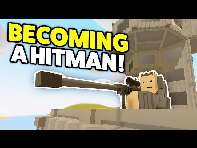 BECOMING A DANGEROUS HITMAN!? - Unturned Roleplay (A Million Dollar Job HIT IS Inside A Mega BASE!)