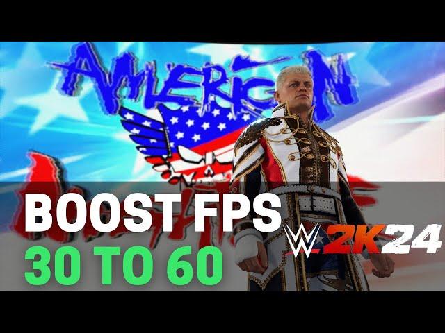 BEST PC Settings for WWE 2K24! (Maximize FPS & Visibility)