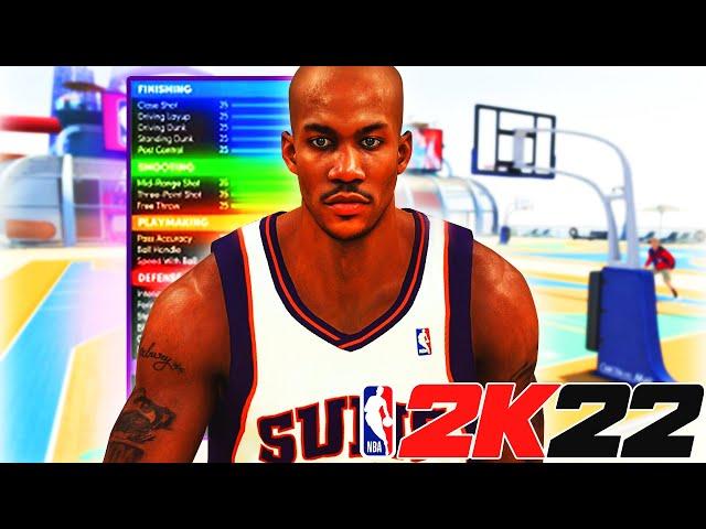 NBA 2K22 *RARE* STEPHON MARBURY BUILD | DYNAMIC PLAYMAKING PG BUILD W/ VERSATILE SCORING | 56 BADGES