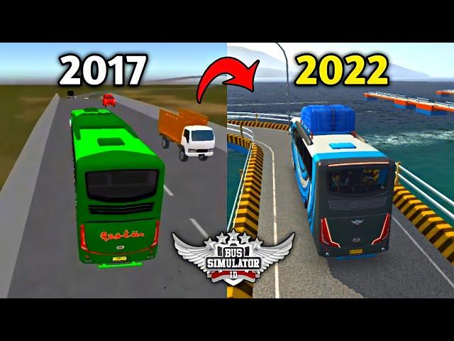 Bus Simulator Indonesia - First Version 1.0 (2017) to New Version 4.0 (2023) | Full Evolution