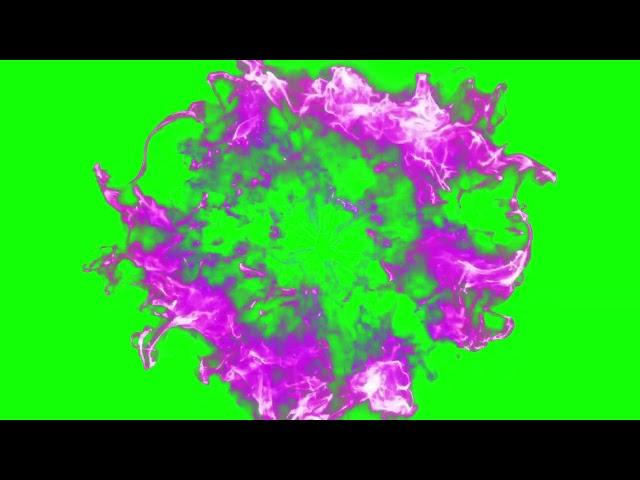 green screen Purple Shockwave Animation